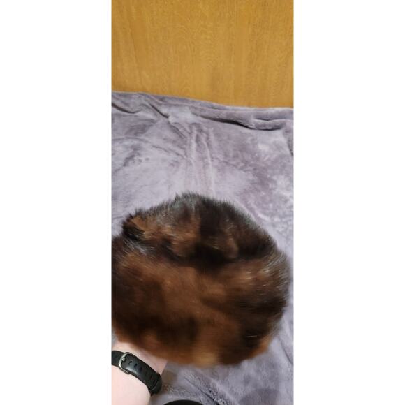 Vintage Adele Claire New York Brown Fur Hat 1960s Real Fur Retro main image 8